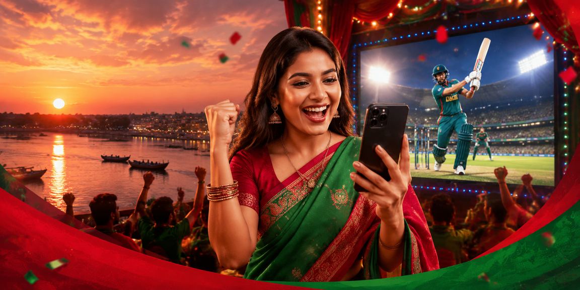 বগুড়ায় ক্রিকেট বেটিং লাল-সবুজ রঙে উৎসব
