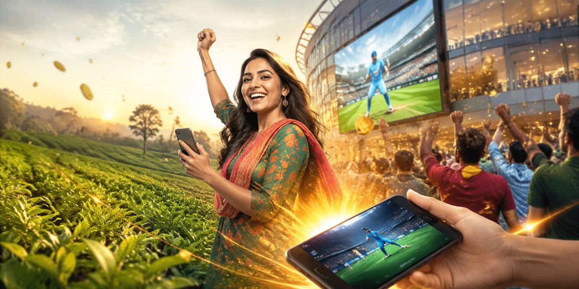 গাজীপুরের চা বাগানে ক্রিকেট বেটিং মোবাইল অভিজ্ঞতা